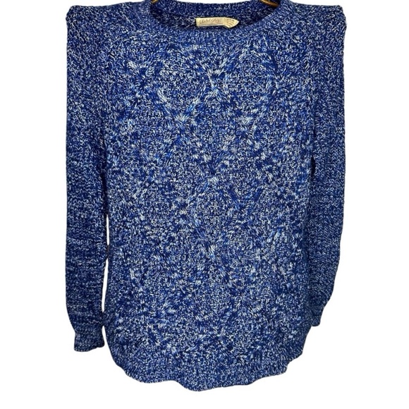 Faded Glory Women's Blue Crew Neck Sweater NWOT - Picture 1 of 4